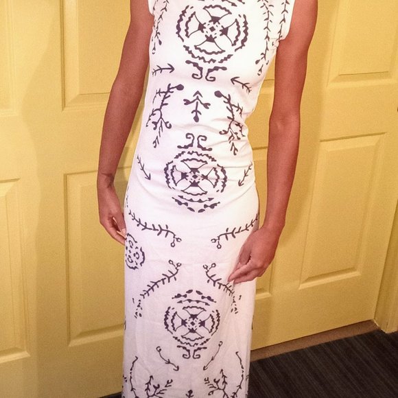 chic and one of a kind HANYAGEDIAO JAPAN brand maxi sleeveless dress *w/tag - Picture 2 of 7